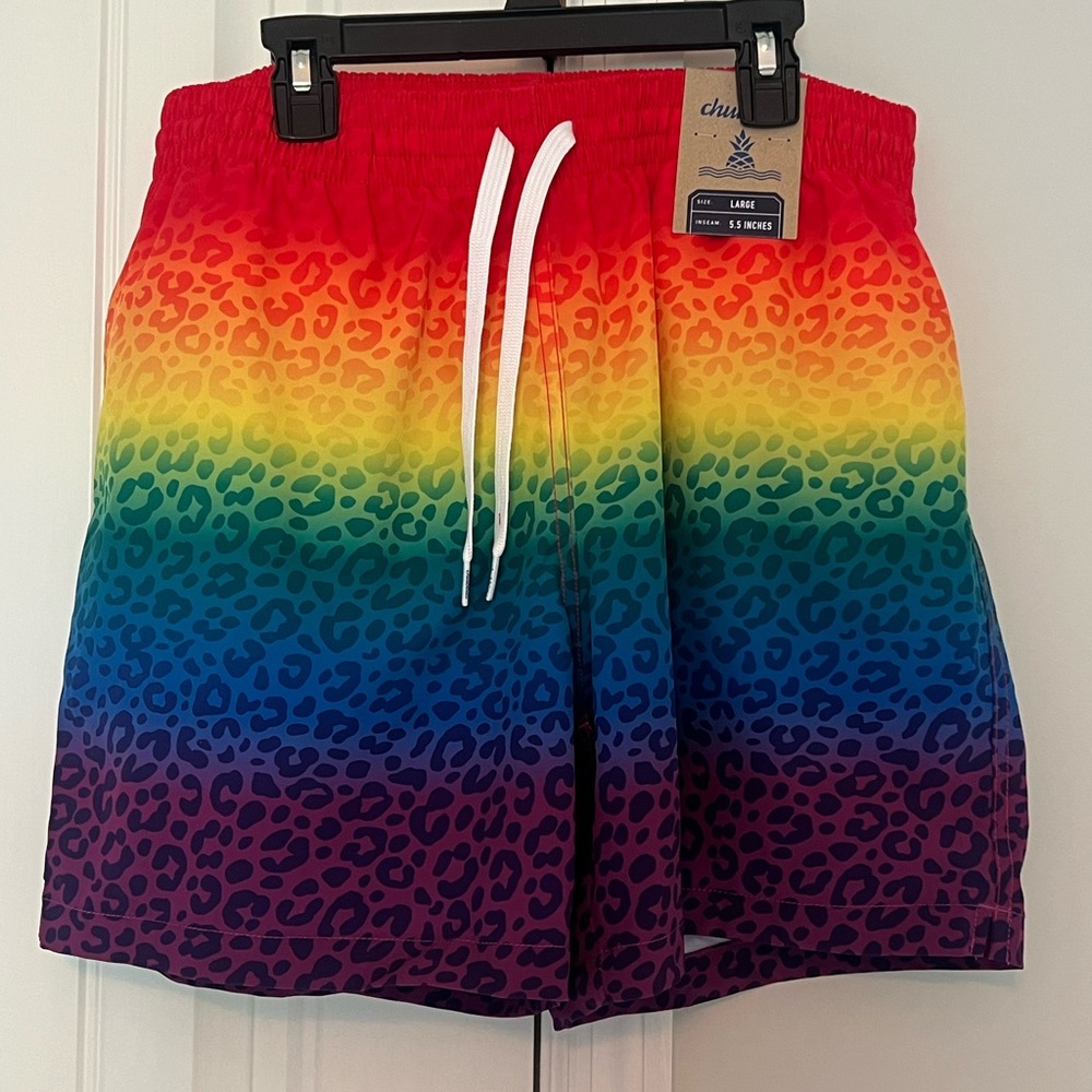 NWT Chubbies Classic Swim Trunks Size Large
